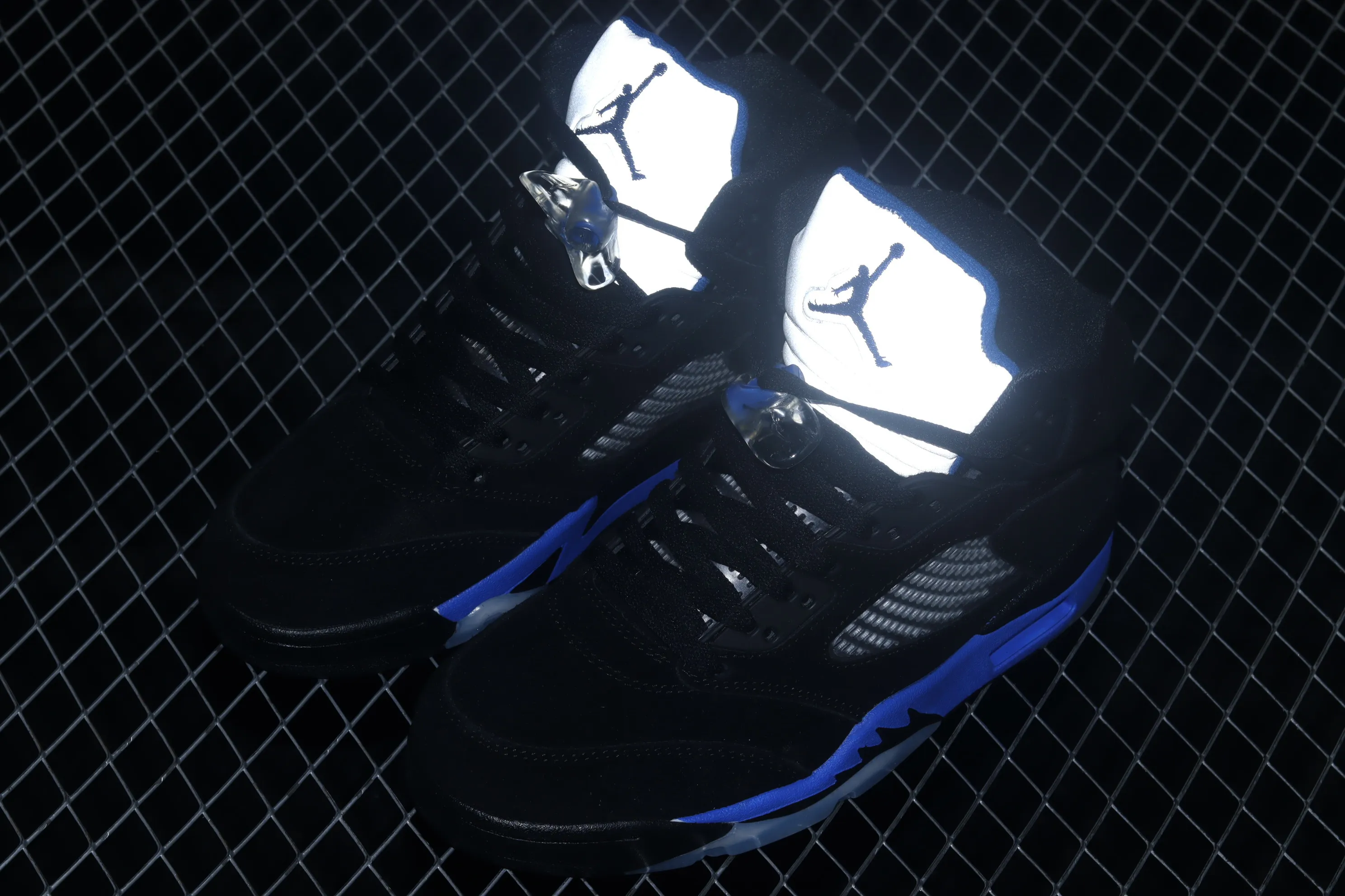 All categories Air Jordan Jordan series basketball shoes Air Jordan 5 Air Jordan 5 "Racer Blue" AJ5 Joe 5 racing black and blue CT4838-004